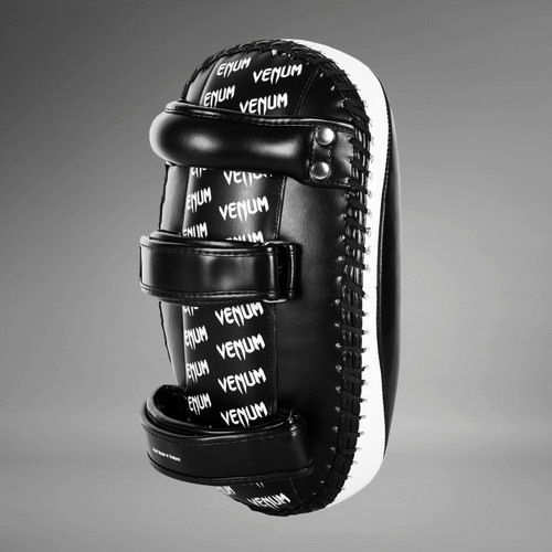 Venum Light Kick Pads - Skintex Leather - Black/Ice (Pair)