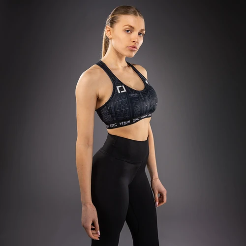 Karate Combat by Venum Sports Bra - Black/Grey
