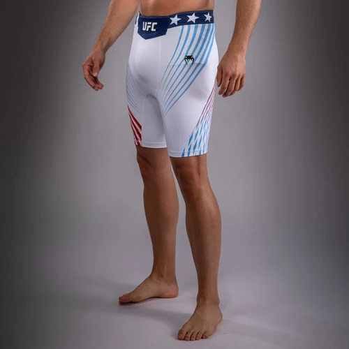 Men's Official UFC Freedom 250 by Venum White Authentic Fight Night Vale Tudo Short