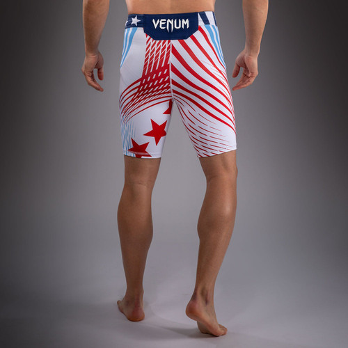 Men's Official UFC Freedom 250 by Venum White Authentic Fight Night Vale Tudo Short