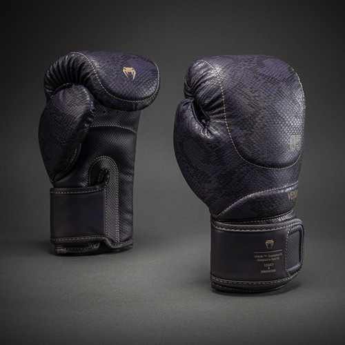 Venum Impact Evo Scales Boxing Gloves - Dark Purple
