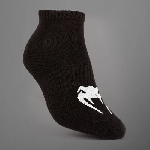 Venum Classic Footlet Sock - set of 3 - Black/White
