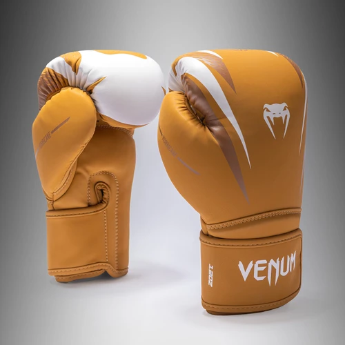Venum Hurricane Boxing Gloves - Havana/ White