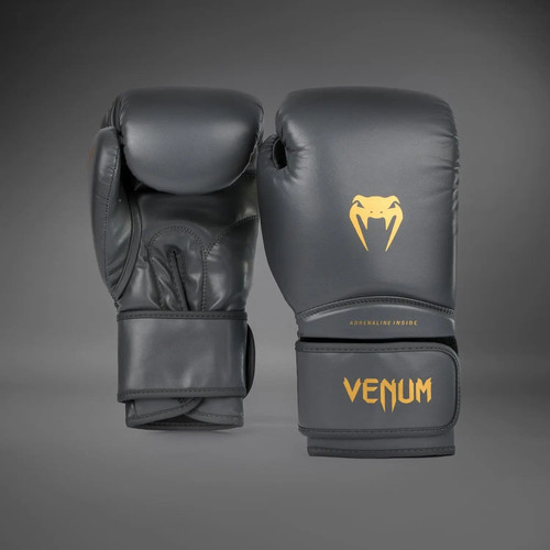 Venum Contender 1.5 Boxing Gloves - Grey/Gold