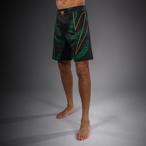 Venum Matupa Fightshorts - Black/Green/Gold