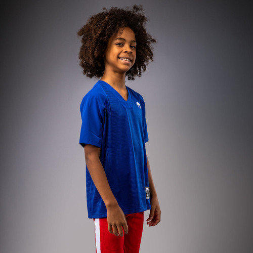 Venum Elite Kids Football Short Sleeve Jersey - Royal Blue