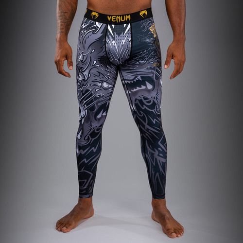 Venum Wolf Atak Spats - Black/Grey