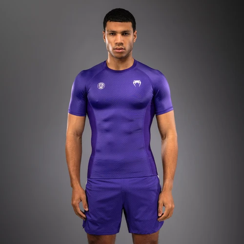 Venum x Roger Gracie Academy Short Sleeve Rashguard - Purple