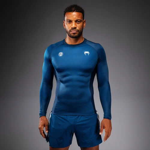 Venum x Roger Gracie Academy Long Sleeve Rashguard - Blue