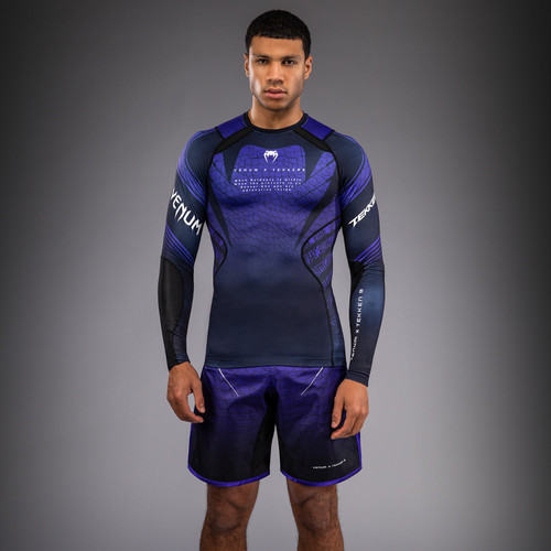Venum x TEKKEN 8 Long Sleeve Rashguard - Kazuya - Black/Purple