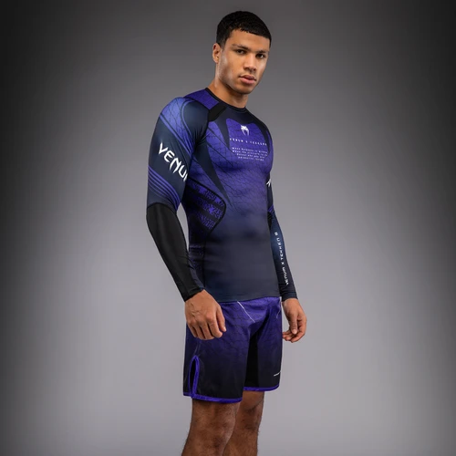Venum x TEKKEN 8 Long Sleeve Rashguard - Kazuya - Black/Purple