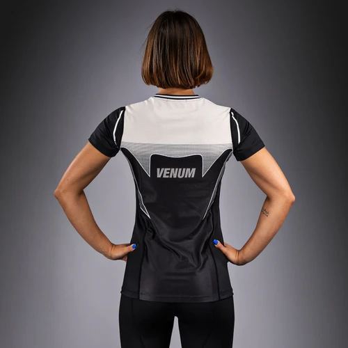 Venum Adrenaline Women's Dry-Tech T-Shirt - Black/ Ivory