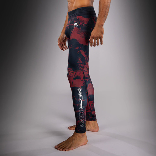 Men’s UFC Zenith by Venum Burgundy Authentic Fight Week Performance Tight