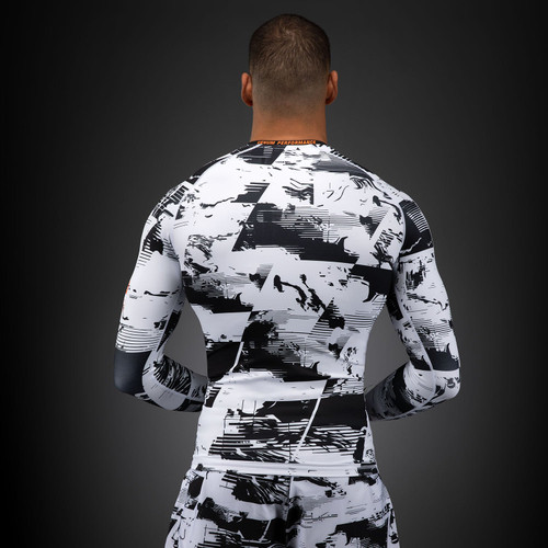 Men's UFC Zenith by Venum White Authentic Fight Week Performance Long Sleeve Rashguard