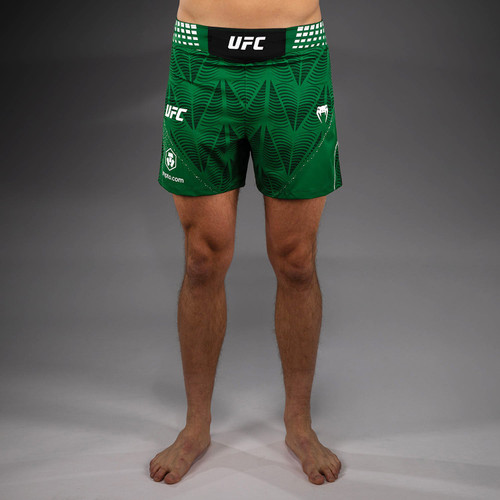 Men's UFC Zenith by Venum Green Authentic Fight Night Short Fit Fight Short