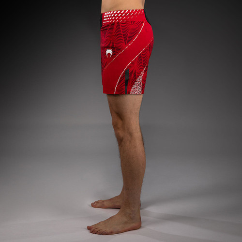 Men's UFC Zenith by Venum Red Authentic Fight Night Short Fit Fight Short