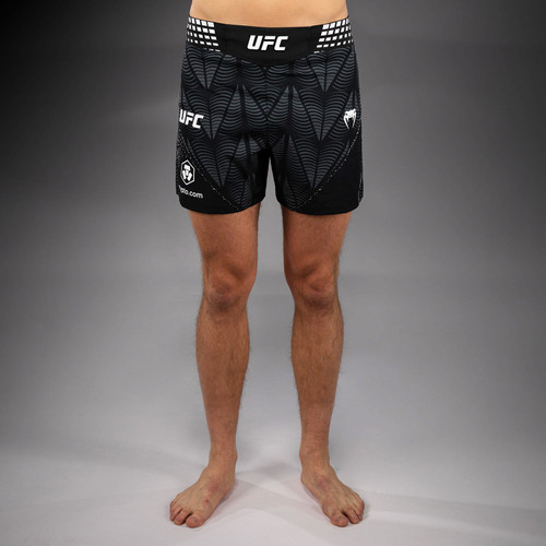 Men's UFC Zenith by Venum Black Authentic Fight Night Short Fit Fight Short
