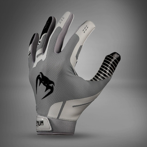 Venum Elite Football Gloves - Silver/Black