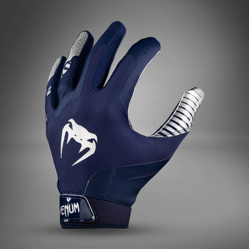 Venum Elite Football Gloves - Navy/Silver