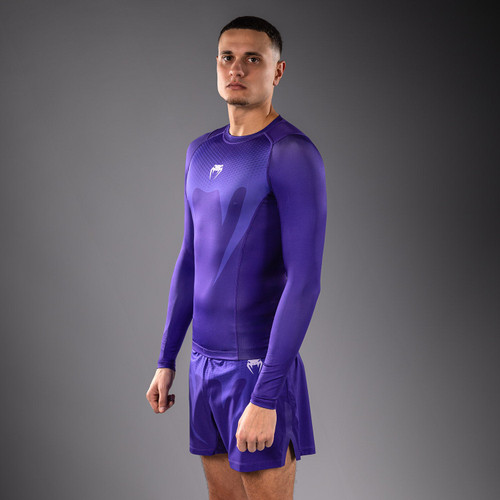 Venum No Gi Long Sleeve Rashguards - Purple