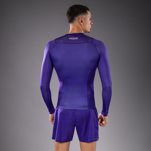Venum No Gi Long Sleeve Rashguards - Purple