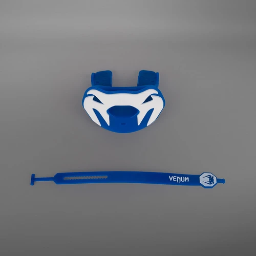 Venum Elite Lip Protector Mouthguard Logo Edition - Blue/White