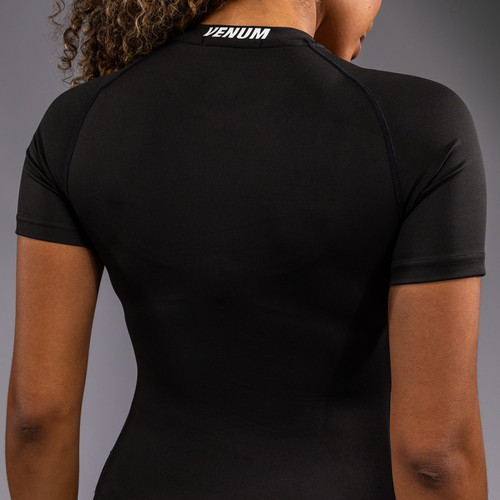 Venum Halo Women's Rashguard Short Sleeves - Black