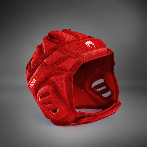 Venum Elite Protect Softshell Helmet - Red/White