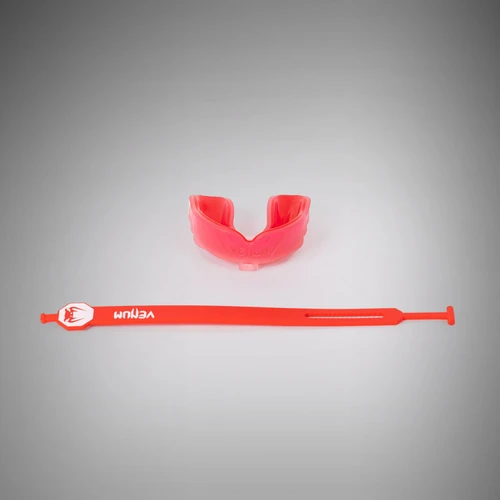 Venum Challenger Mouthguard Strap/Straples - Red Transparent