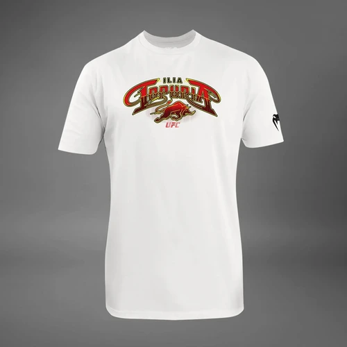 Men's UFC Unrivaled by Venum White Ilia Topuria T-Shirt