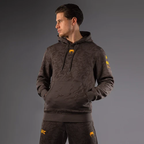 UFC Fusion by Venum Fight Week Men’s Pullover Hoodie - Earthen Brown