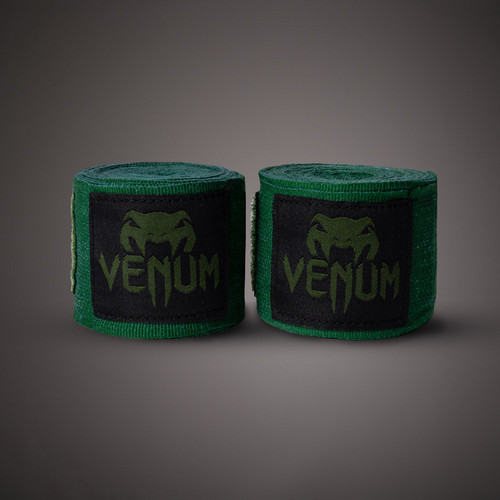 Venum Kontact Boxing Hand Wraps - Khaki/Black - 4.5m (180 in)