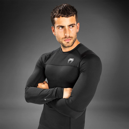 Venum G-Fit Air Long Sleeve Rashguards - Black