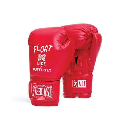 Everlast Butterfly Bee Ali Training Boxing Gloves - Red