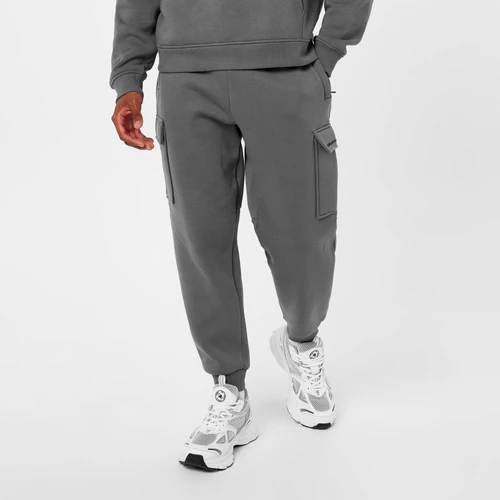 Everlast Mens Cargo Track Pants - Shark Grey