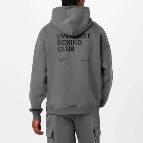 Everlast Mens Boxing Club Hoodie - Castor Gry