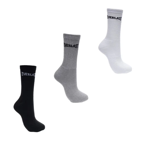Everlast Mens Crew Socks 3 Pack - Multi