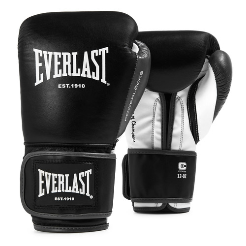 Everlast Powerlock OG Advanced Boxing Glove Hook & Loop - Black