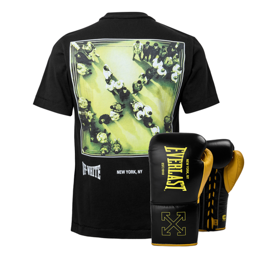 Off-White™ c/o Everlast Graphic T Shirt and 16oz Glove Bundle - Ring