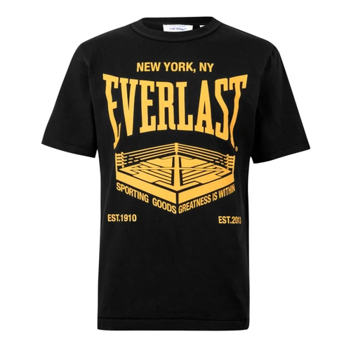 Off-White™ c/o Everlast Graphic T Shirt - Black/Yellow