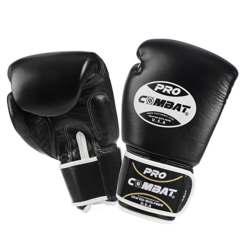 ボクシング Muay Thai Full gear PRO COMBAT Premium Leather Muay Thai Boxing Training Gloves Blue