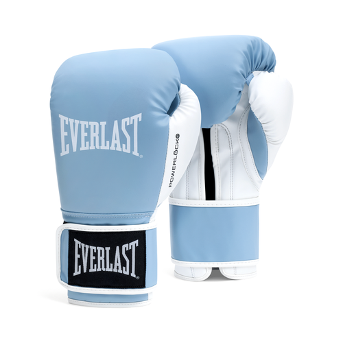 Everlast Powerlock OG Boxing Glove Hook & Loop - Blue/White