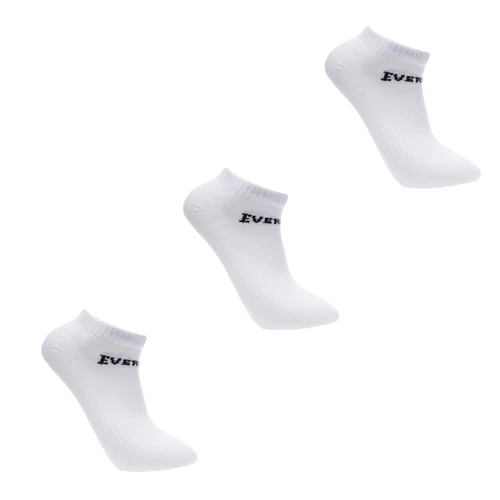 Everlast Women's Sneaker Socks 3 Pack - White