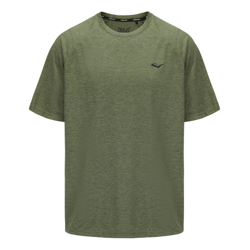 Everlast Flex Short Sleeve Performance Gym Top - Khaki