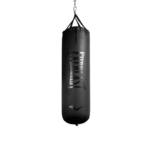 Everlast 80lb Elite Heavy Punching Bag, Glove and Wrap Bundle