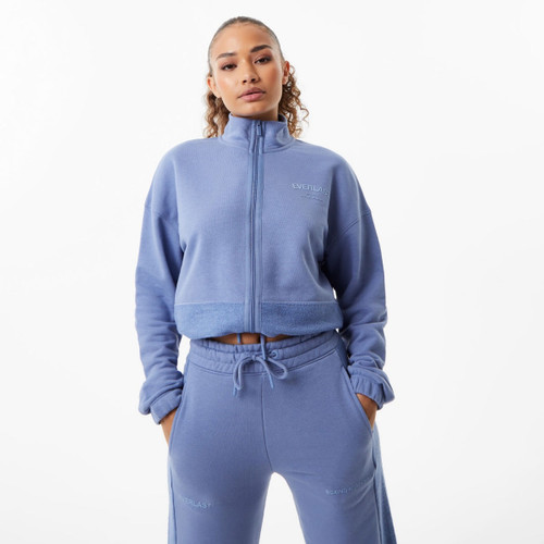 Everlast Women's Boxing Academy Zip Up Sweater - Dusky Blue