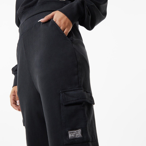 Everlast Women's Boxing Academy Cargo Sweatpants - Black