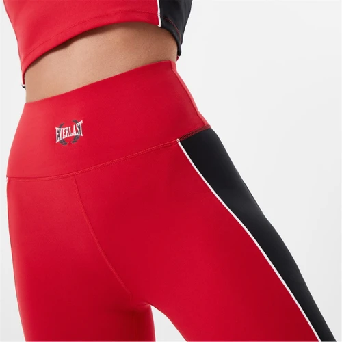 Everlast Women's Paneled Leggings - Red