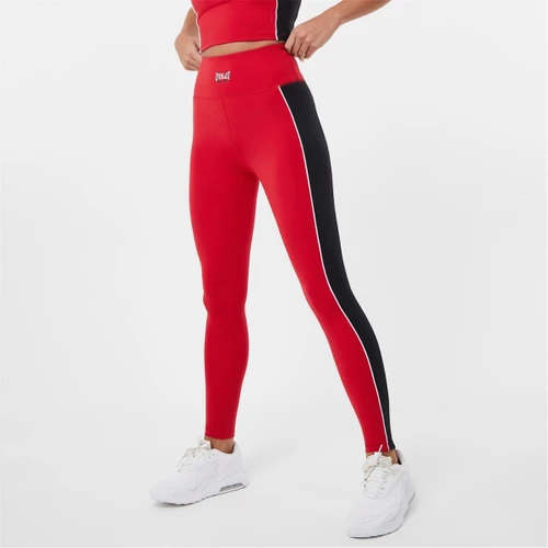 Everlast Women's Paneled Leggings - Red