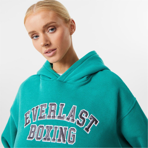Everlast Women's Boxing Cropped Hoodie - Green